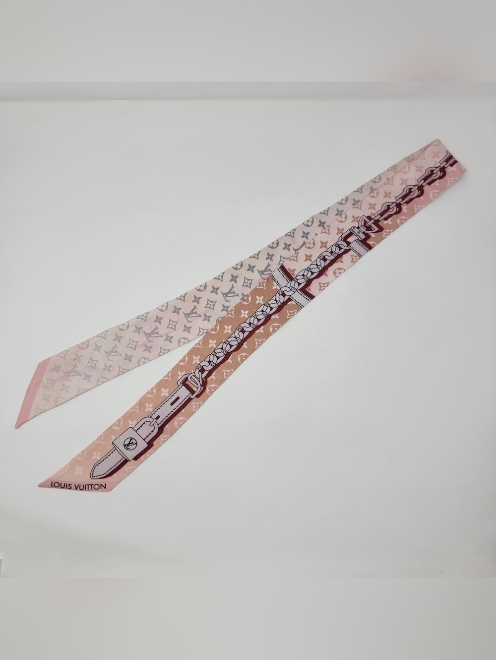Louis Vuitton 100%  Silk Scarf Bandeau - Picture 9 of 9